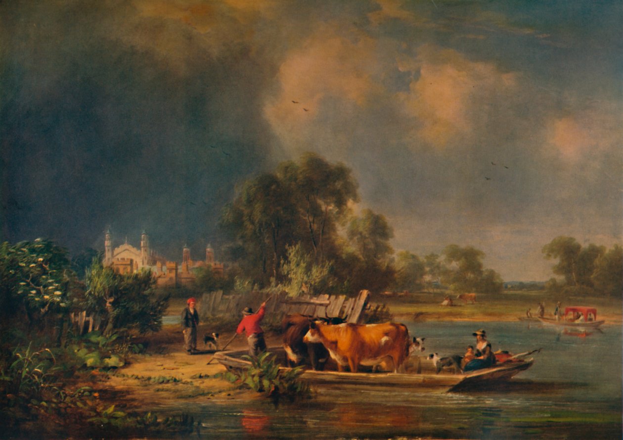 Eton dal fiume da John Hilder