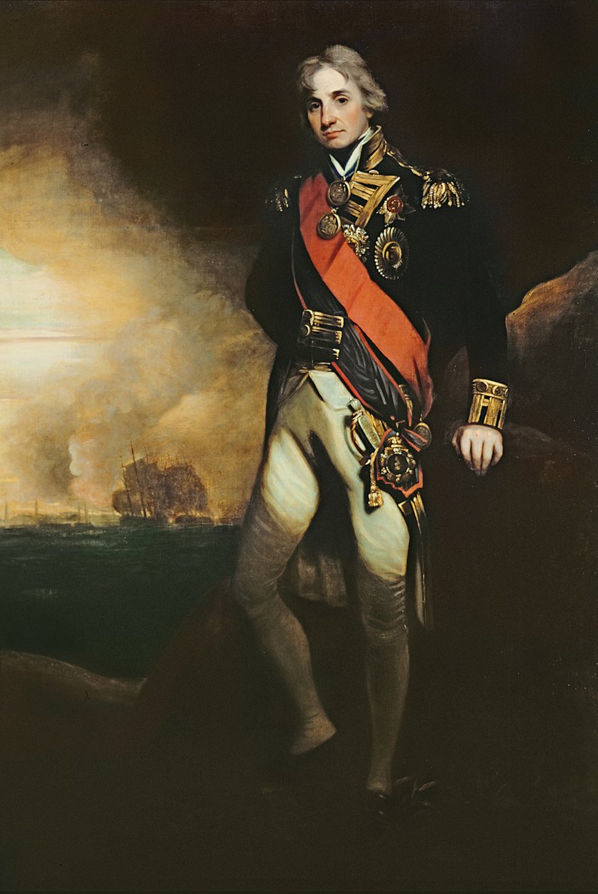 Horatio, Visconte Nelson da John Hoppner