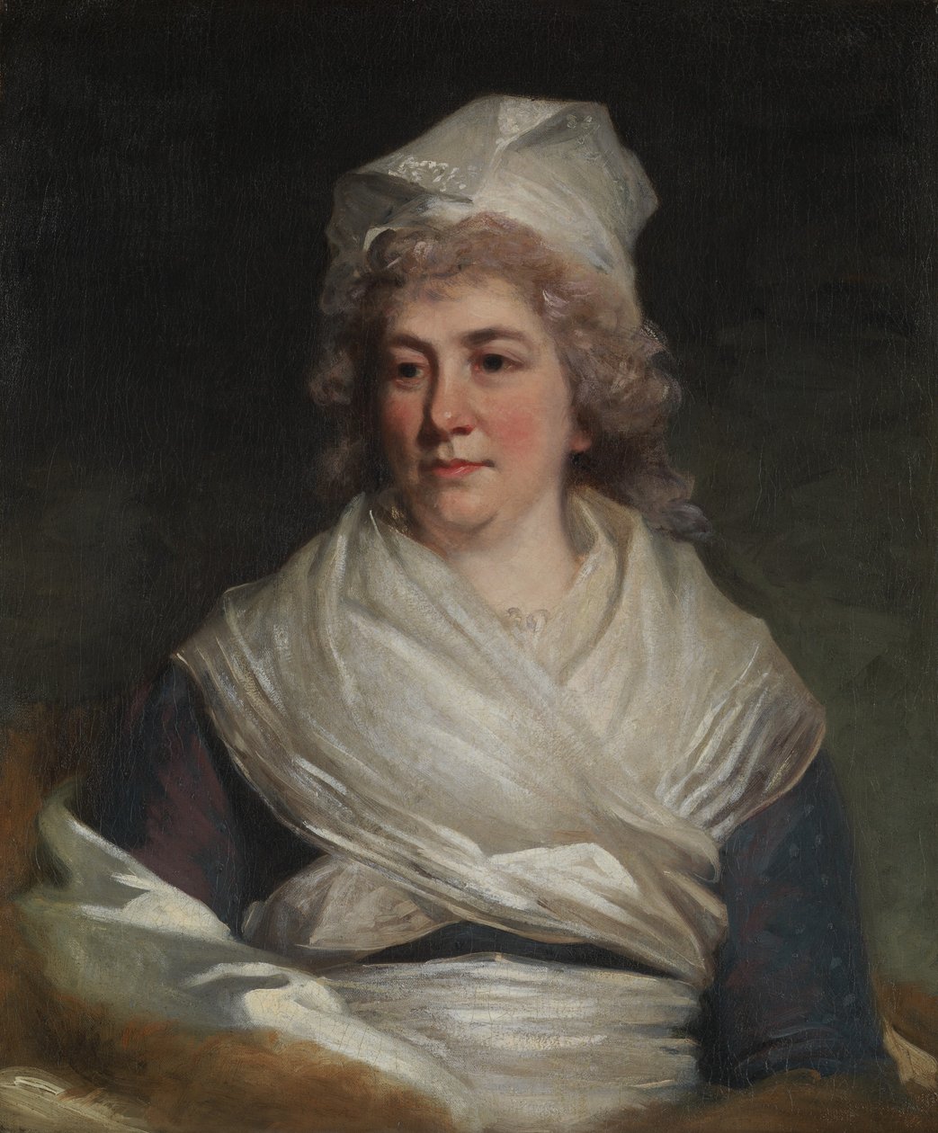 Signora Richard Bache Sarah Franklin, 1743-1808, 1793 da John Hoppner