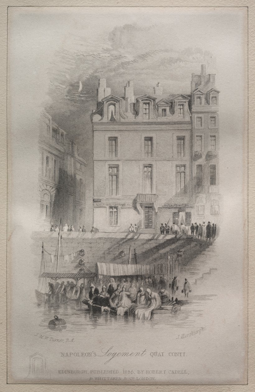 Alloggio di Napoleone, Quai Conti da John Horsburgh