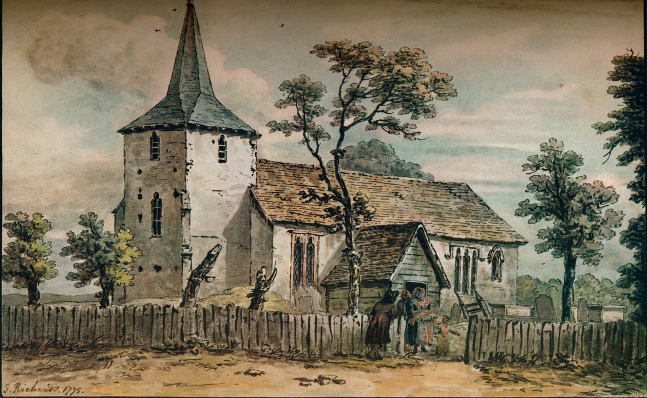 Chiesa di Downe, Kent, 1775 da John Inigo Richards