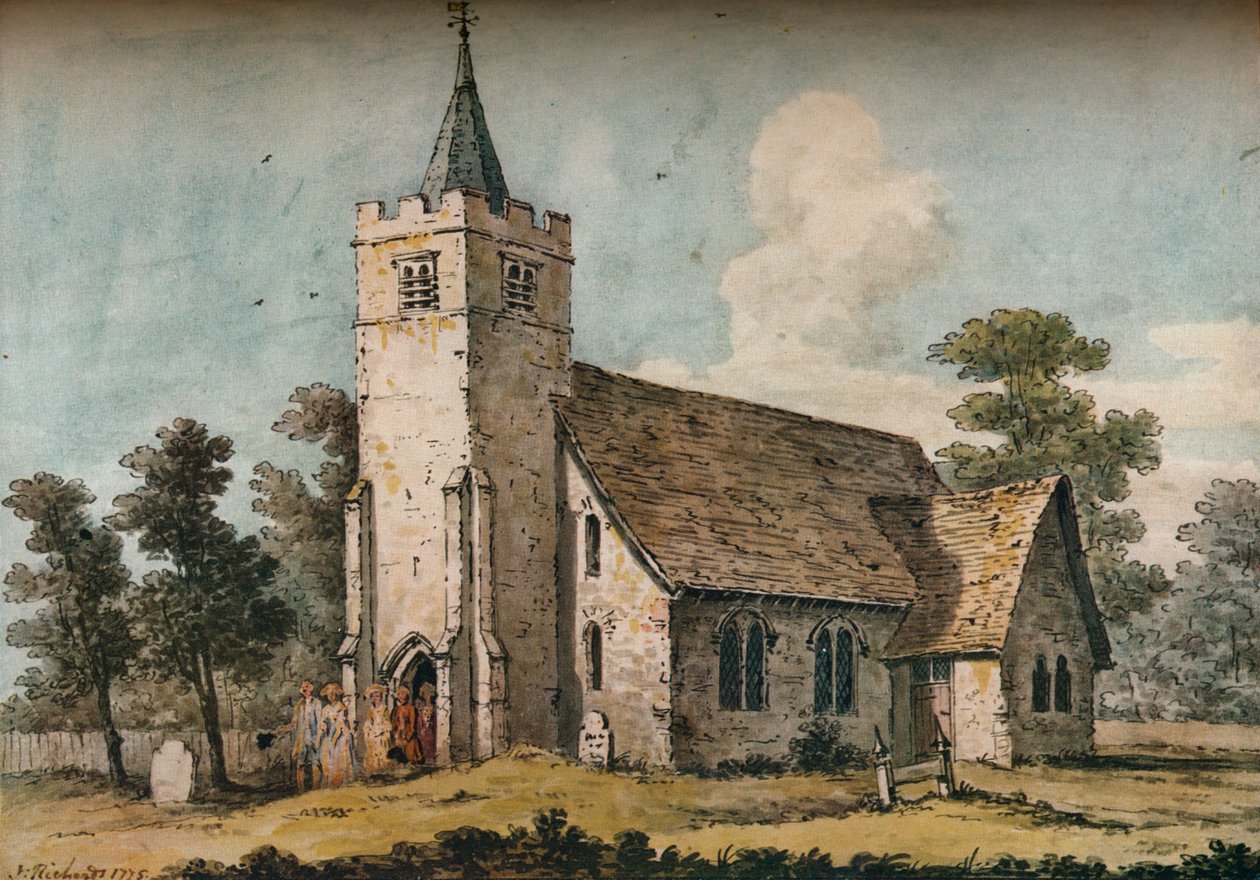 Chiesa di Hayes, Kent, 1775 da John Inigo Richards
