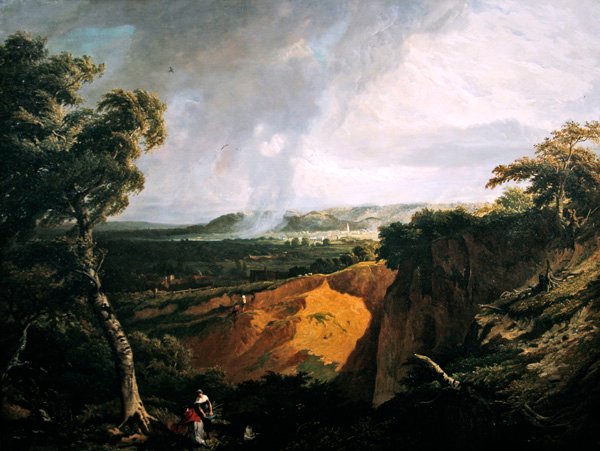 Una valle da John James Chalon