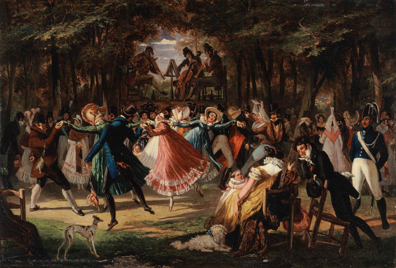 Bal public, 1818 da John James Chalon