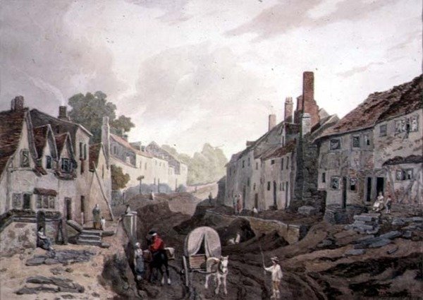 Scena di strada, Erith, Kent da John James Chalon