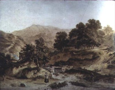 Paesaggio gallese da John James Chalon