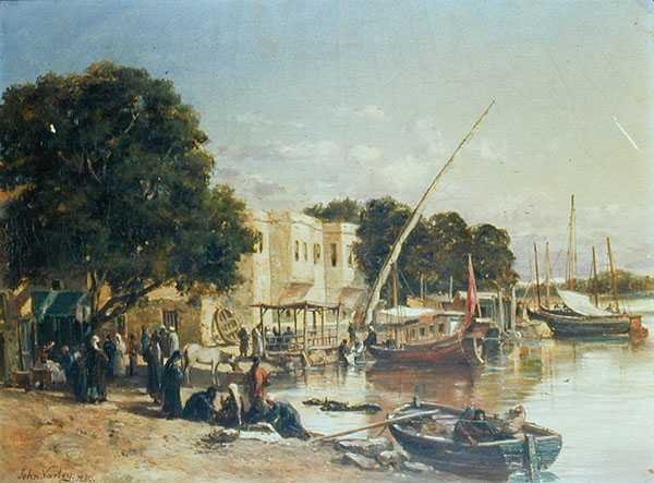 Sul canale Mahmoudieh, Alessandria da John Jnr. Varley