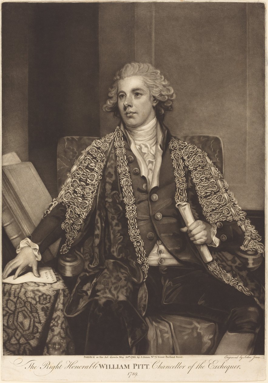 Guglielmo Pitt da John Jones after George Romney
