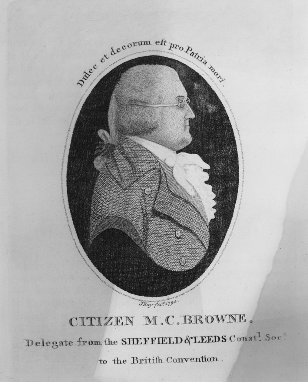 Cittadino M.C.Browne, 1794 da John Kay