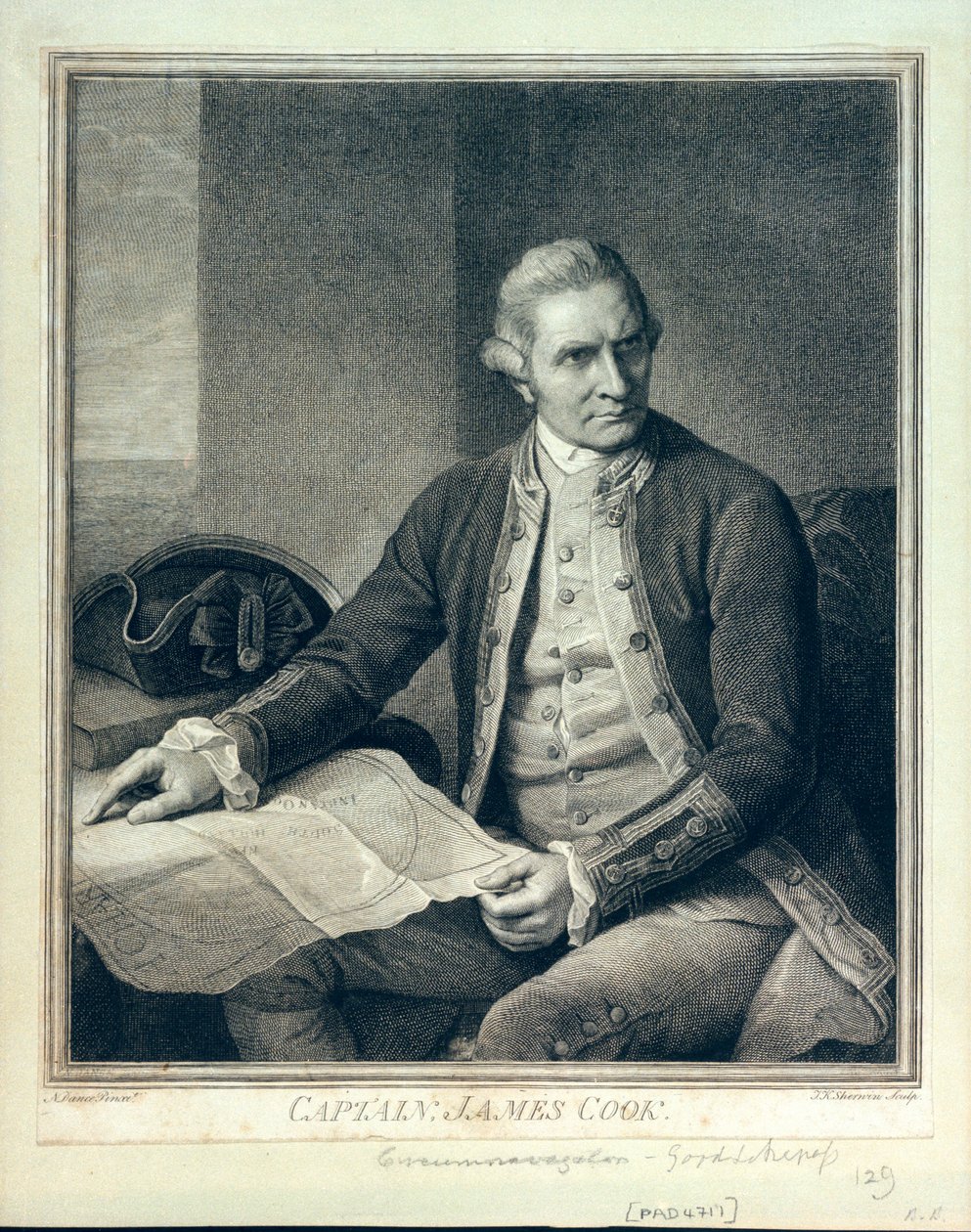 Capitano James Cook (1728-1779) da John Keyse Sherwin