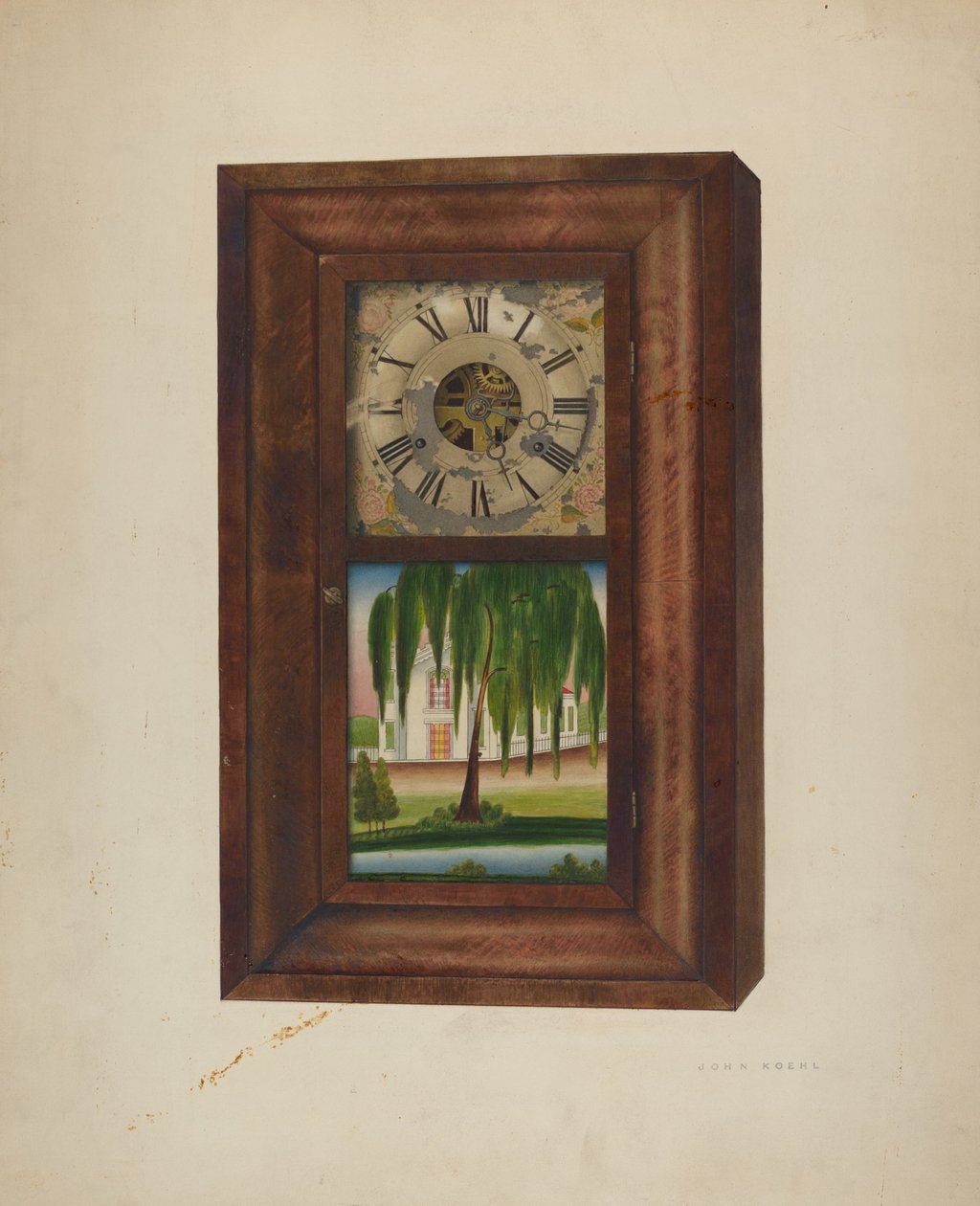 Orologio dipinto da John Koehl