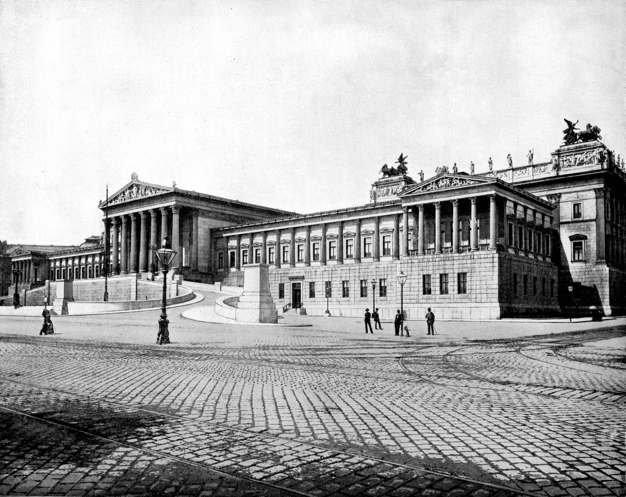 Parlamento, Vienna, 1893 da John L. Stoddard