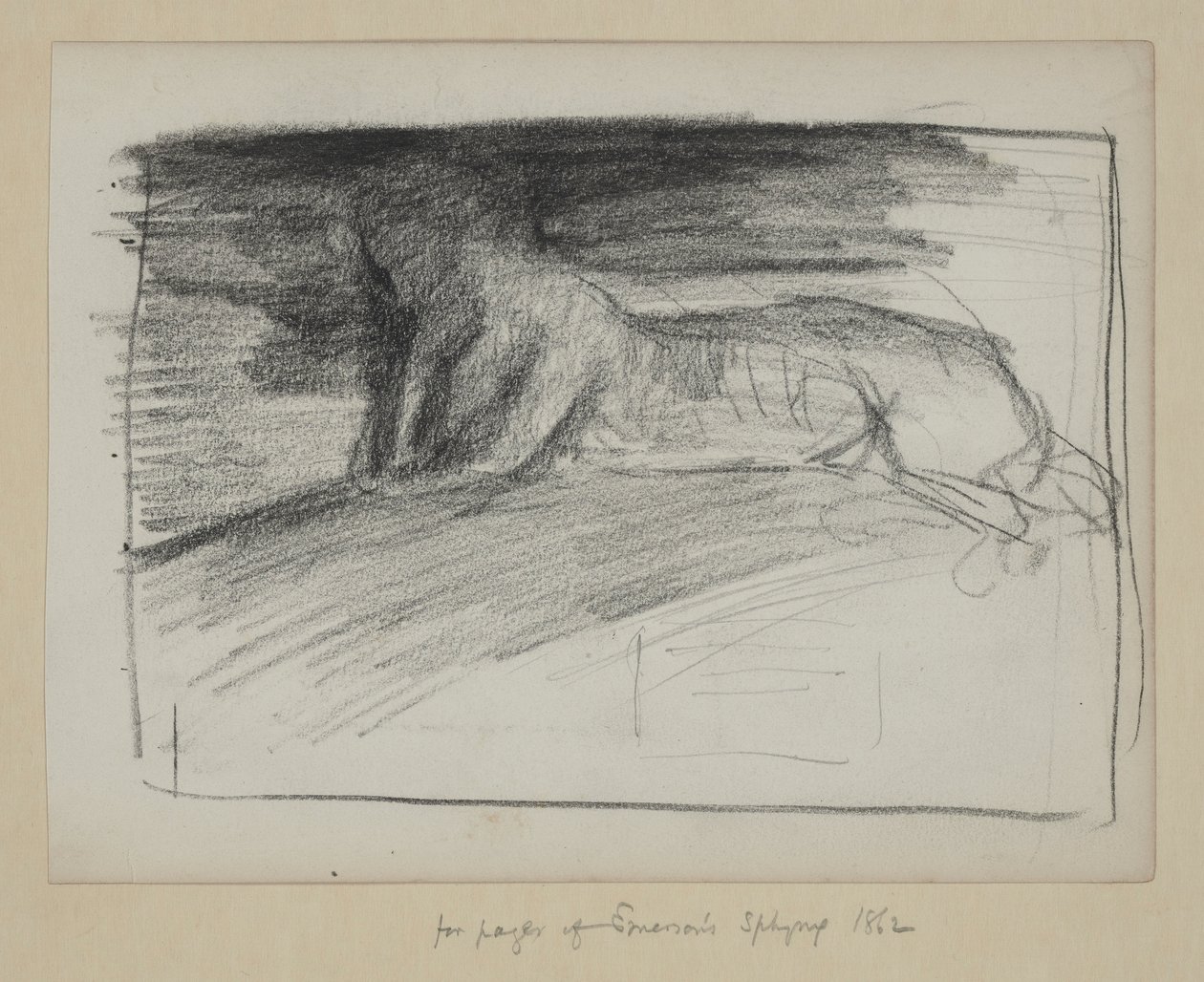 Studi per Emerson da John La Farge