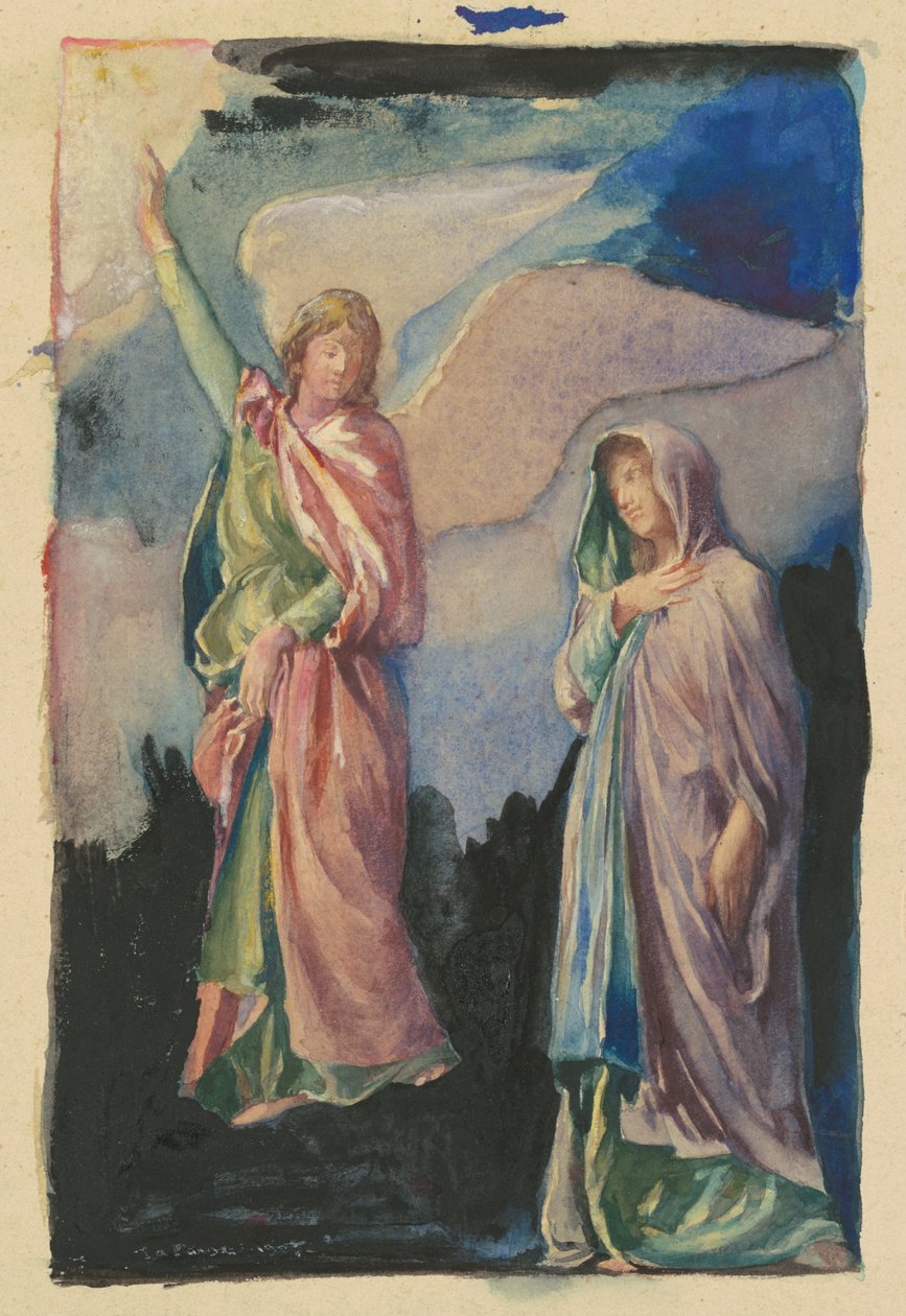 Studio per "Fede" e "Speranza" da John La Farge