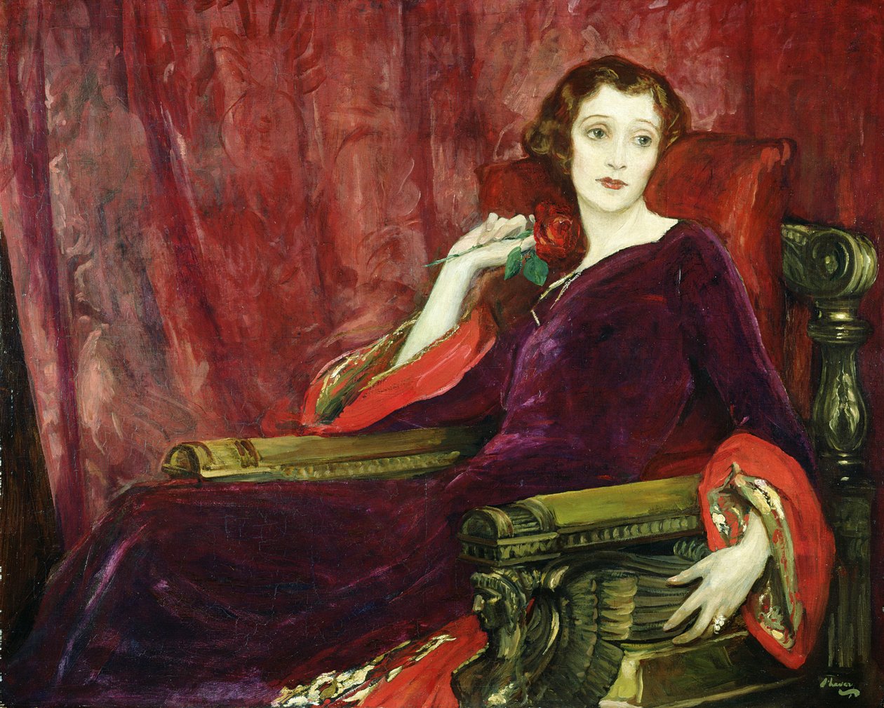 La Rosa Rossa, 1923 da John Lavery