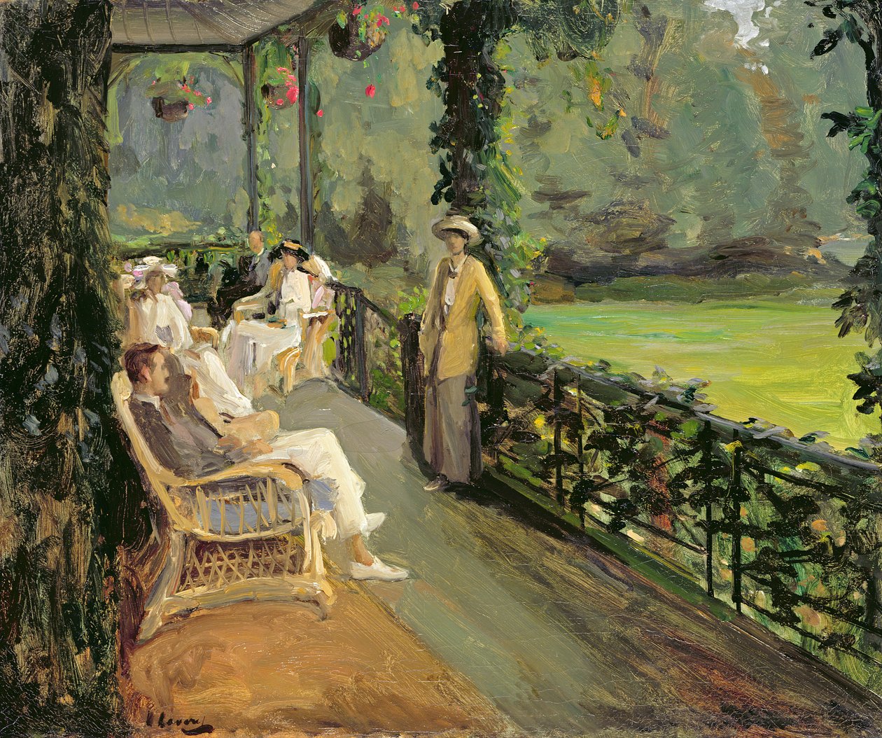 La veranda, 1912 da John Lavery