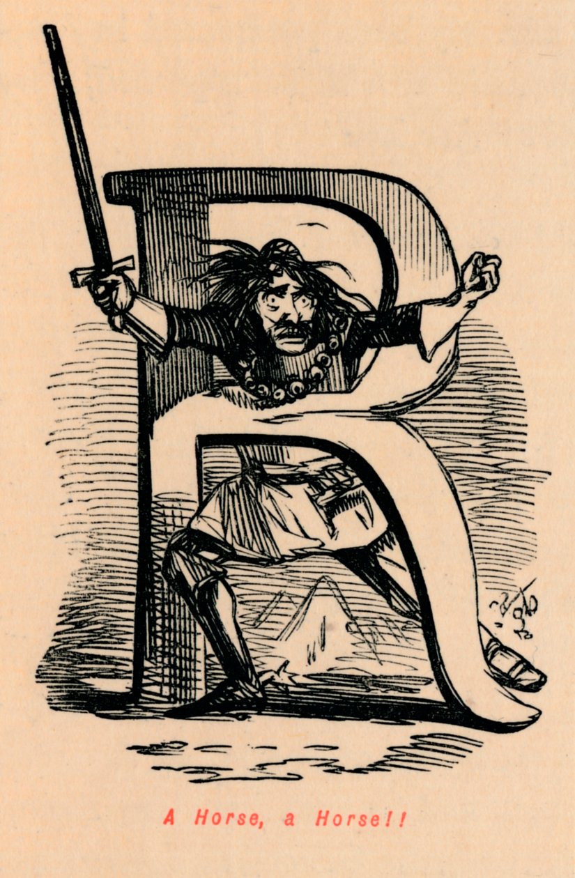 Un cavallo, un cavallo! da John Leech