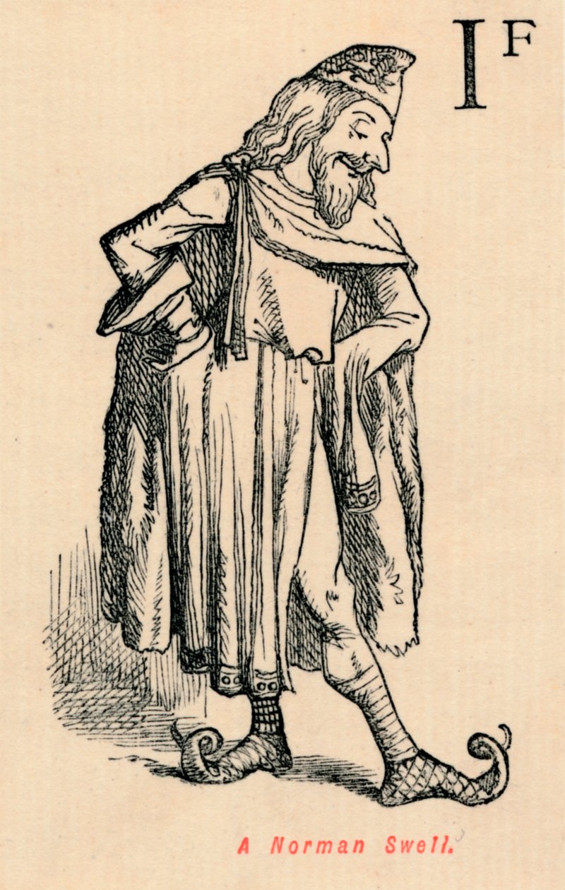 Un elegante normanno, c1860 da John Leech