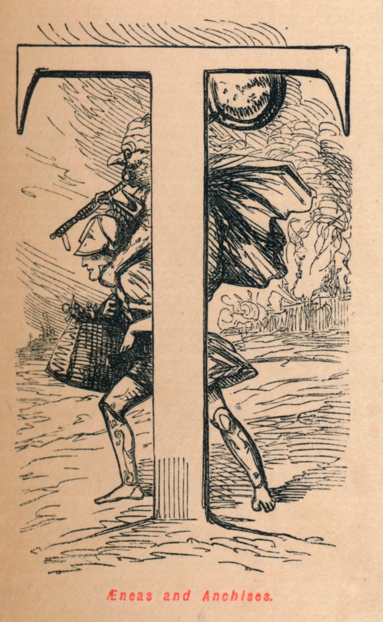Enea e Anchise, 1852 da John Leech