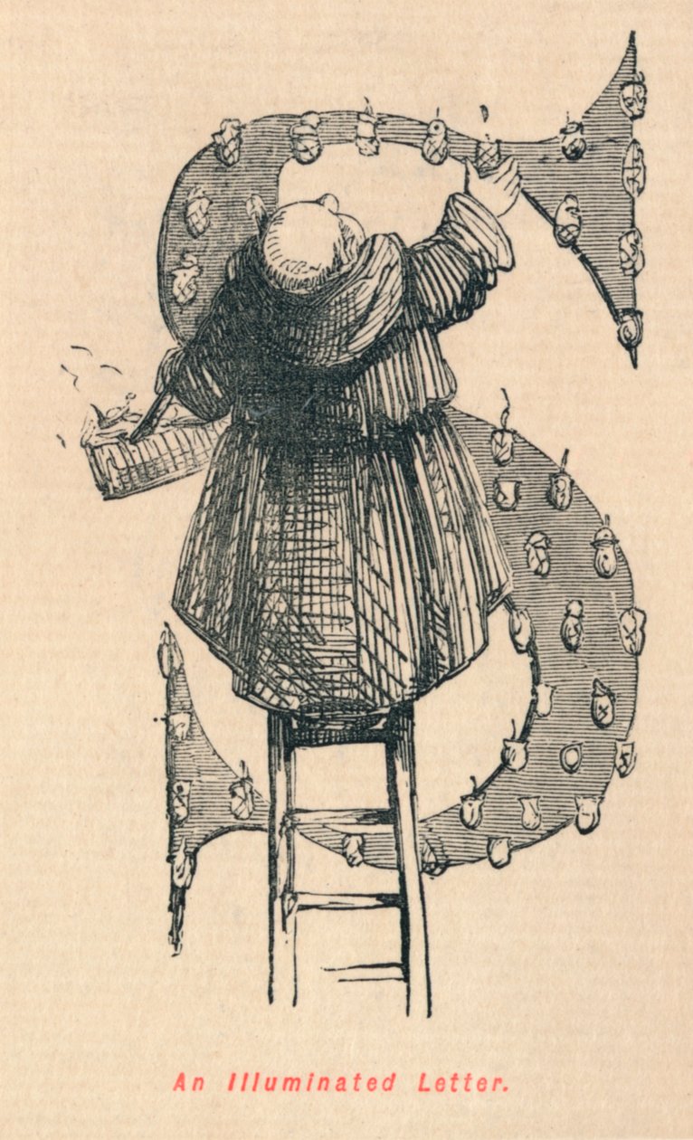 Una lettera illuminata da John Leech