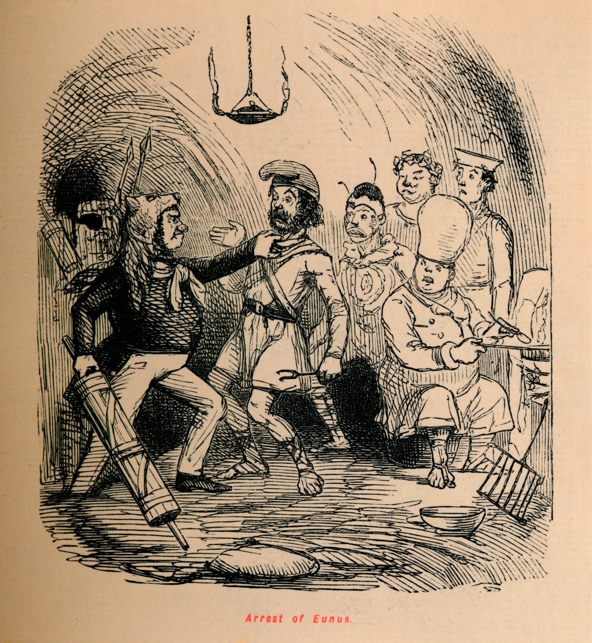 Arresto di Eunus, 1852 da John Leech