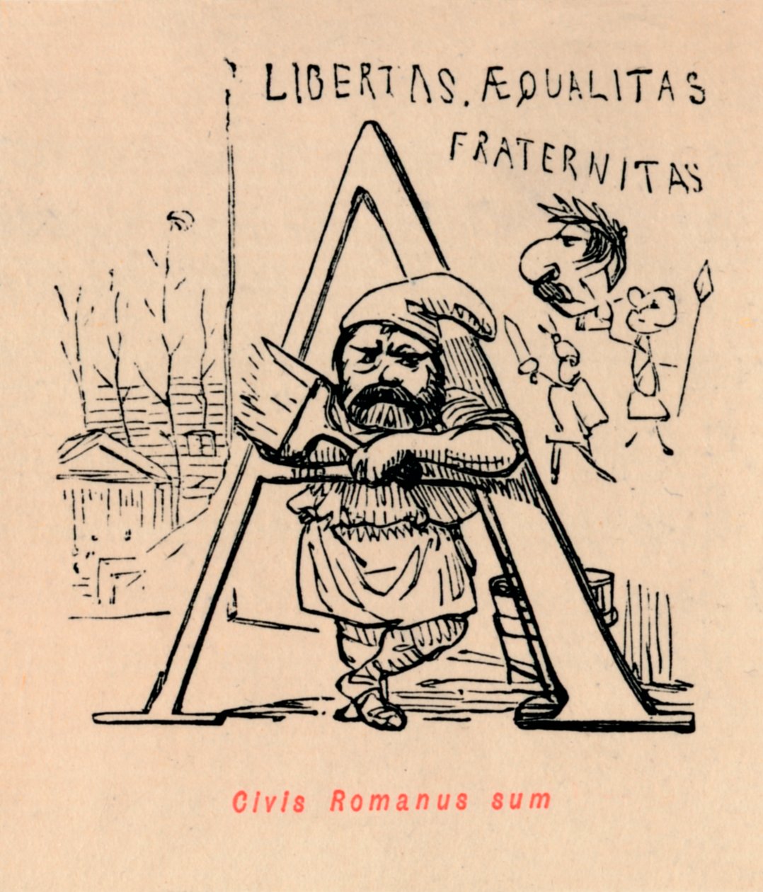 Civis Romanus sum, 1852 da John Leech