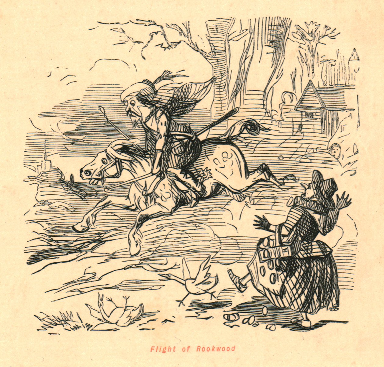 Fuga di Rookwood, 1897 da John Leech