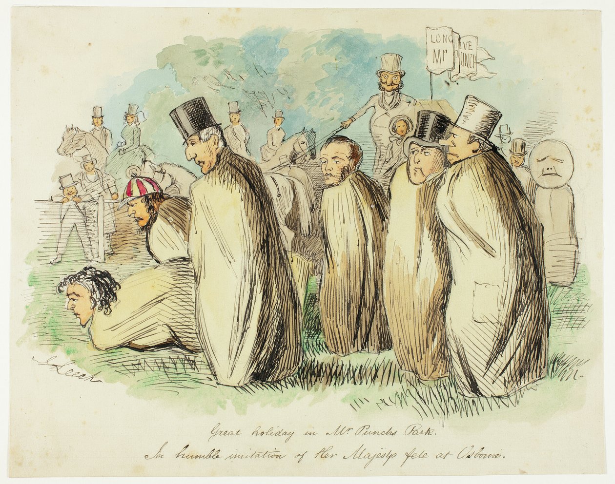 Grande vacanza nel Parco del Signor Punch da John Leech