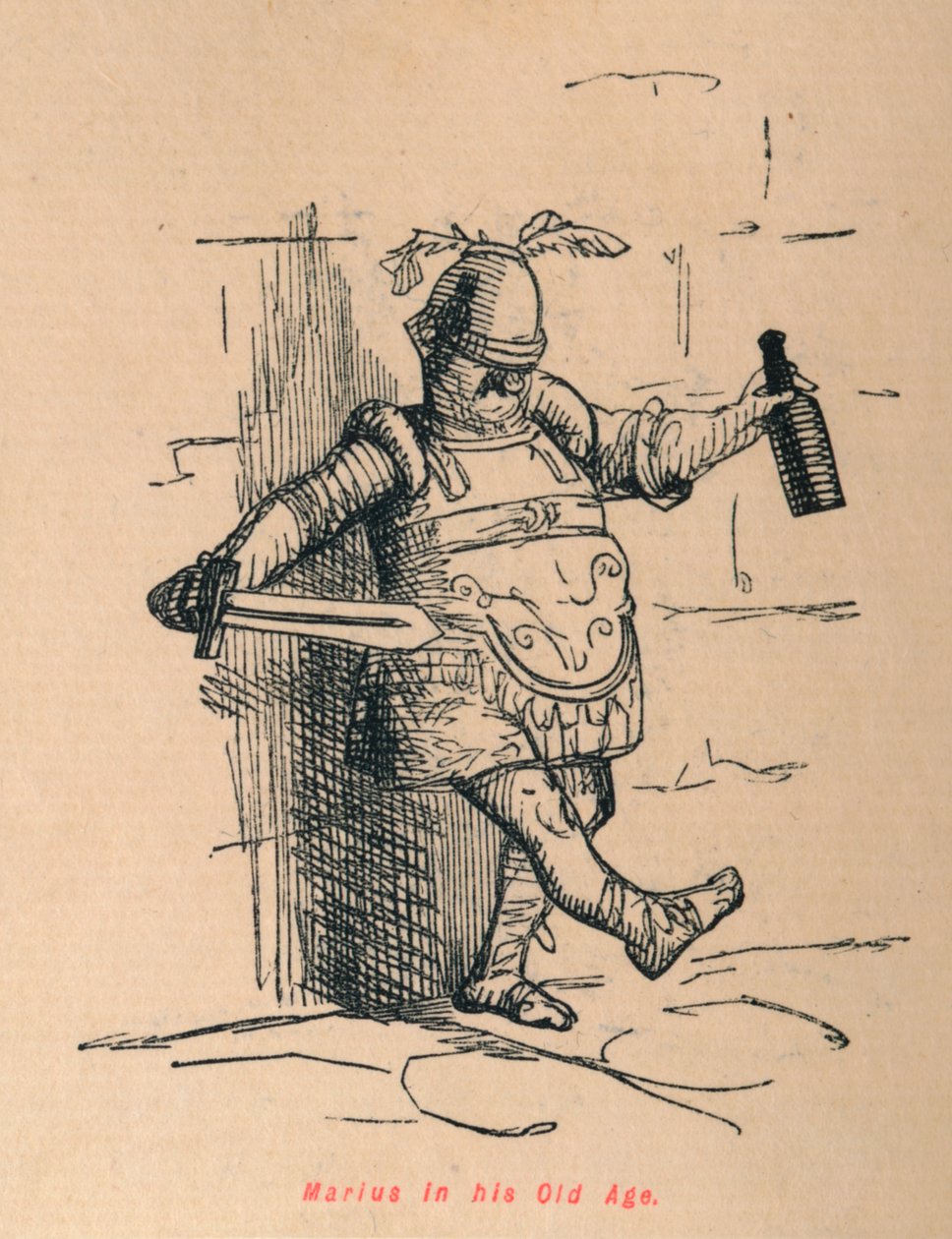 Marius nella sua vecchiaia, 1852 da John Leech
