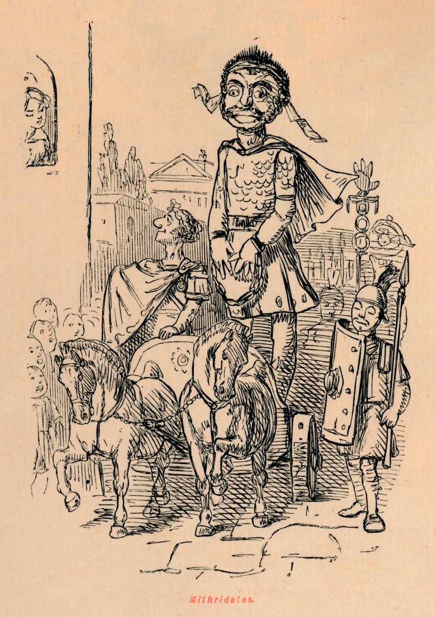 Mitridate, 1852 da John Leech