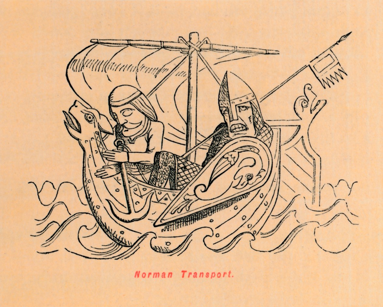 Trasporto normanno da John Leech