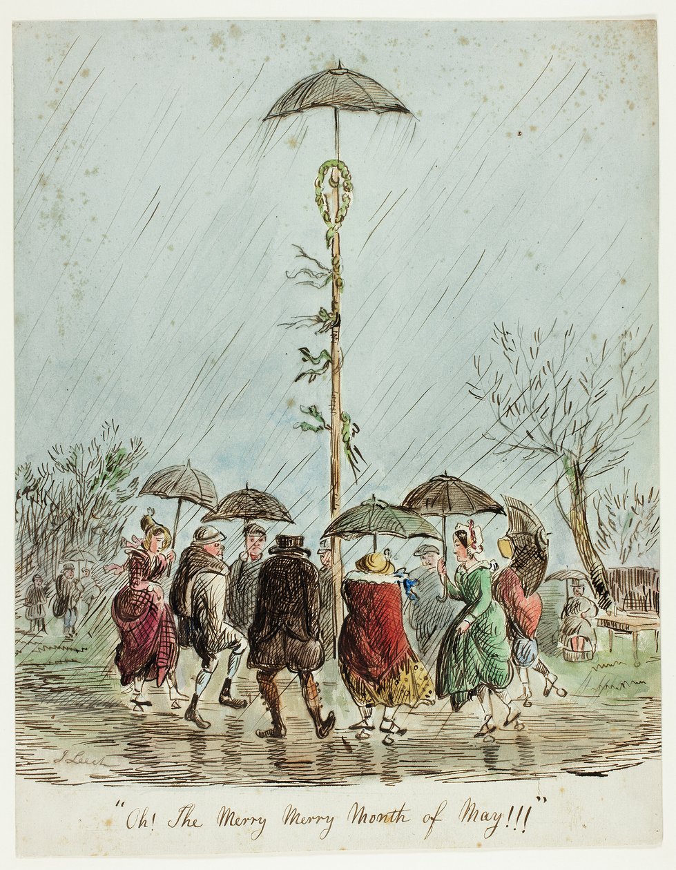 Oh! Il felice, felice mese di maggio!!! da John Leech