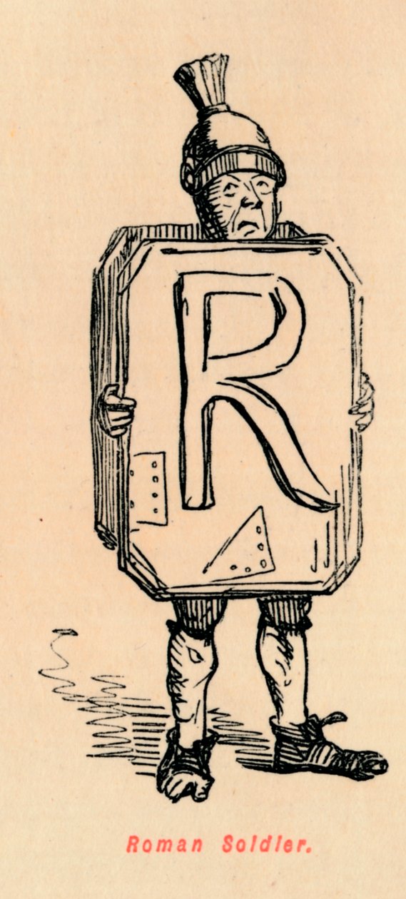 Soldato romano, 1852 da John Leech