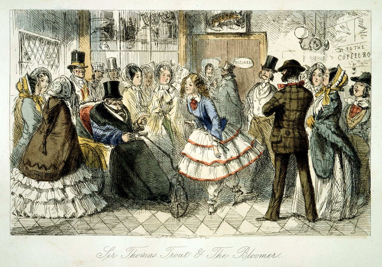 Prendere le acque a Handley Spa, 1845 da John Leech