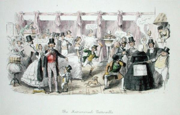 Il Matrimoniale Tattersalls da John Leech