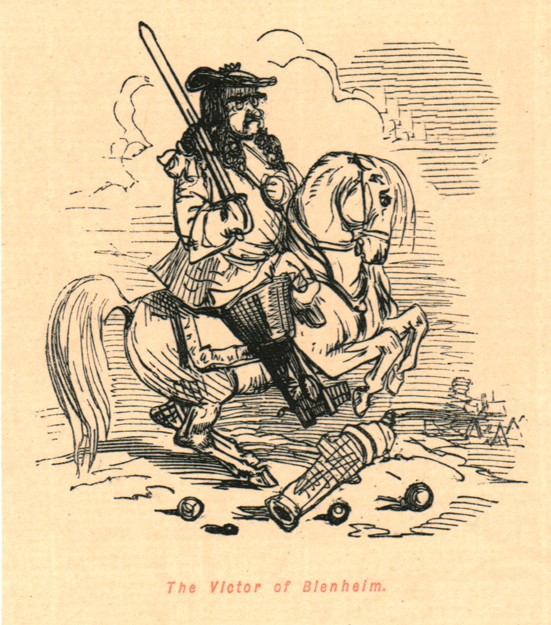 Il vincitore di Blenheim, 1897 da John Leech