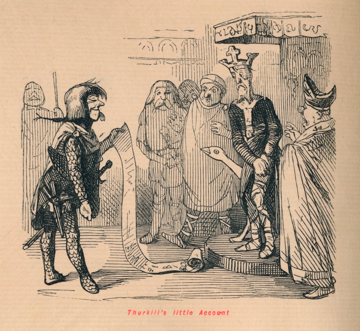 Il piccolo conto di Thurkills, c1860 da John Leech