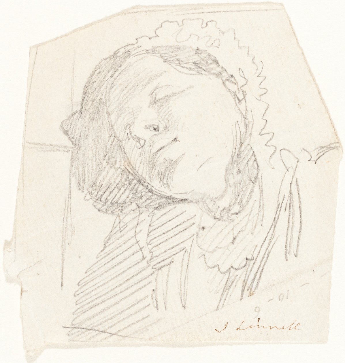 Una donna che riposa da John Linnell