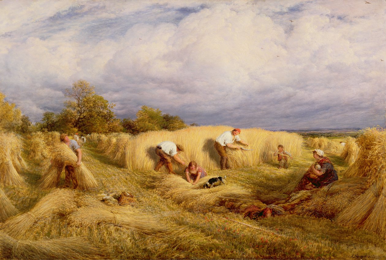 Mietitori, 1855 da John Linnell