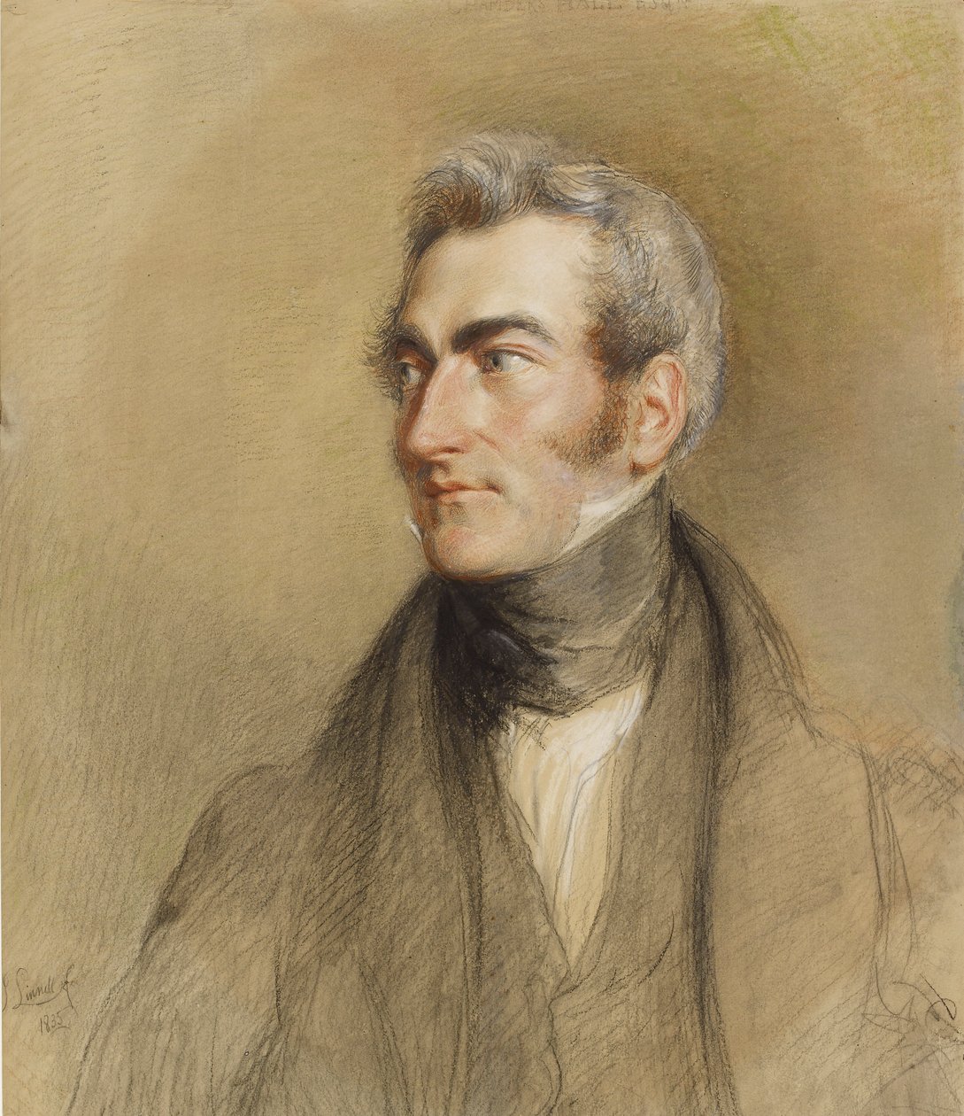 Ritratto di Chambers Hall, 1835 da John Linnell