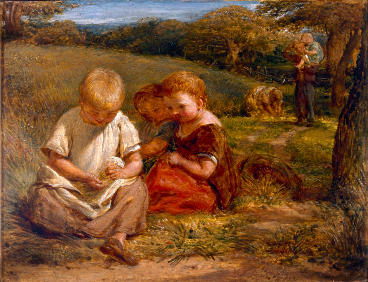 I raccoglitori di fiori selvatici, 1831 da John Linnell