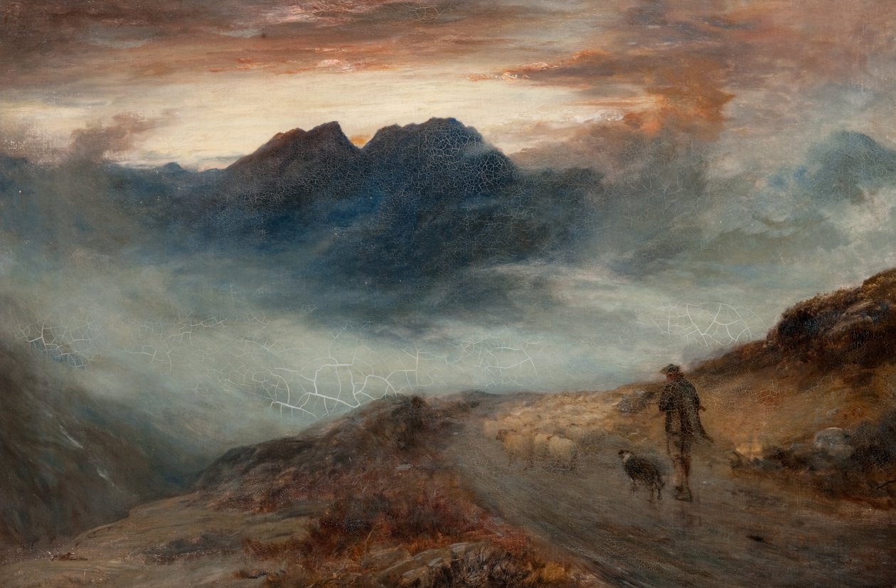 Nebbia sulle montagne da John MacWhirter