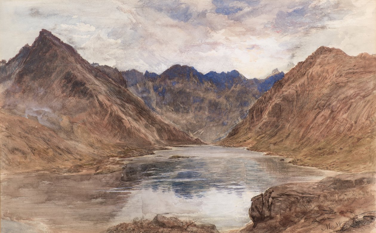 Silenzio della montagna da John MacWhirter