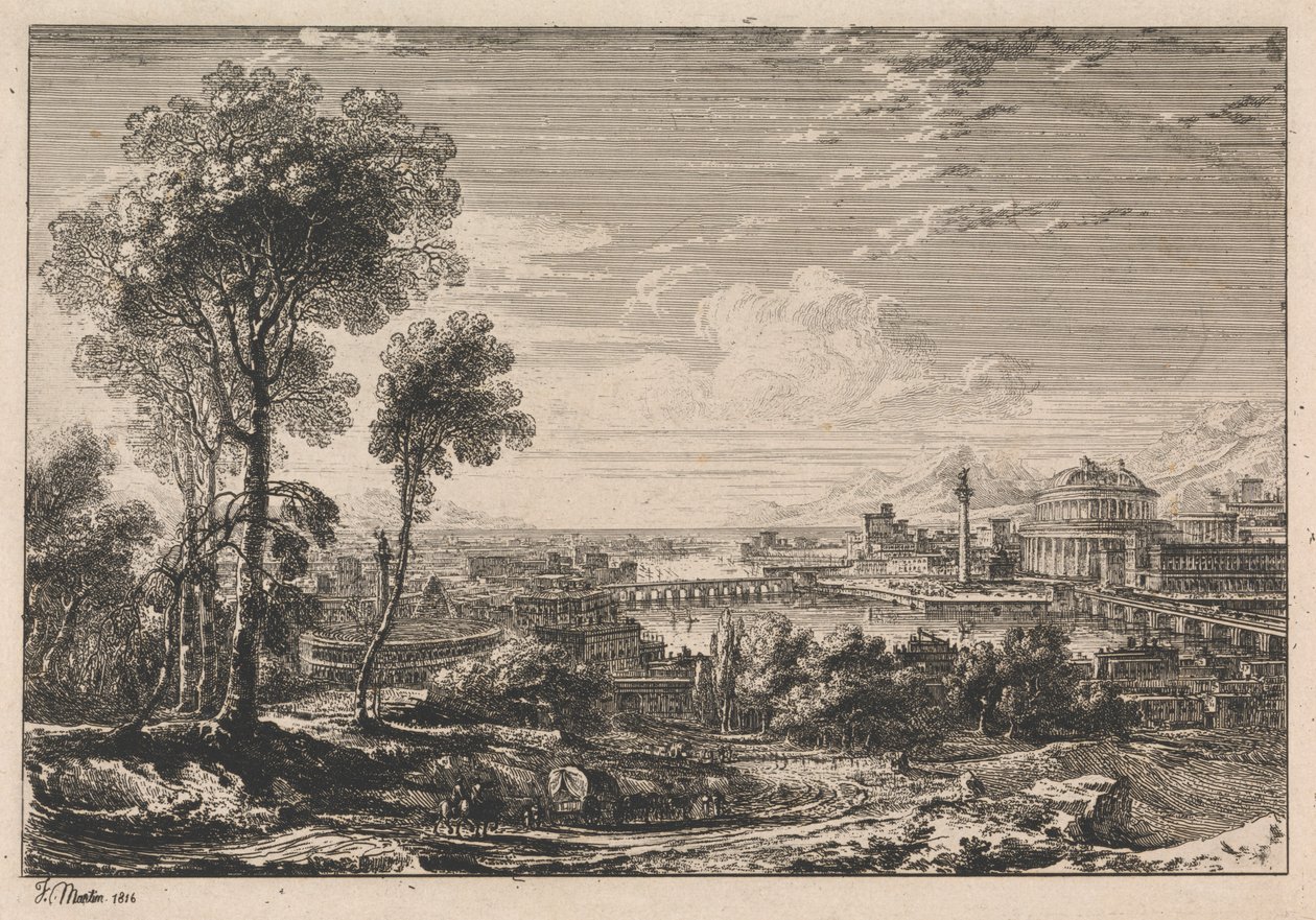 Una città classica da John Martin