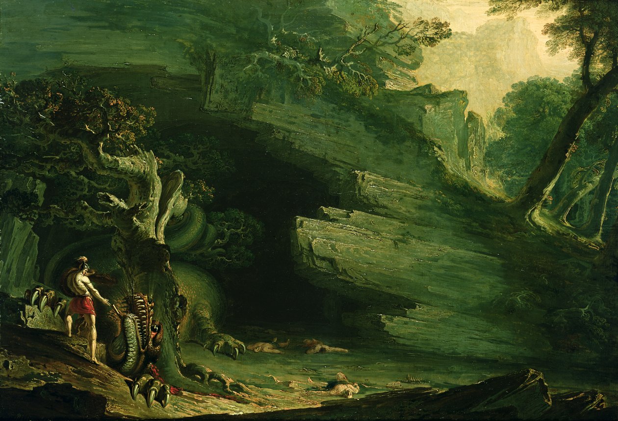 Cadmo e il Drago da John Martin
