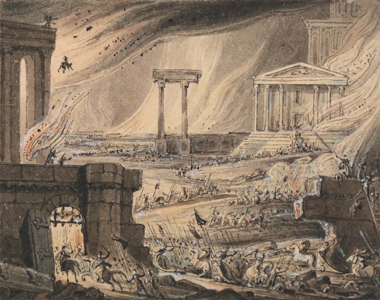 Caduta di una Città da John Martin