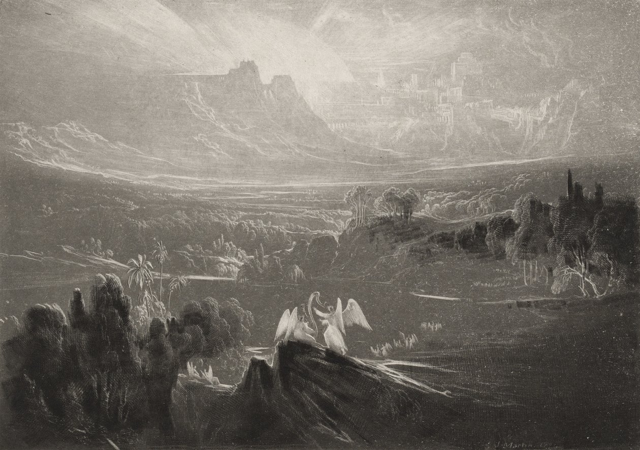 Il paradiso - I fiumi della beatitudine da John Martin