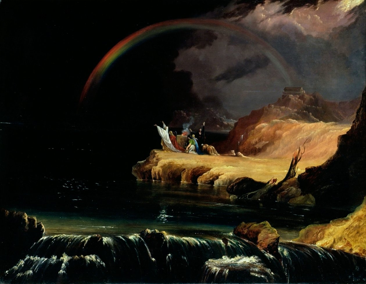 Il patto, c.1843 da John Martin