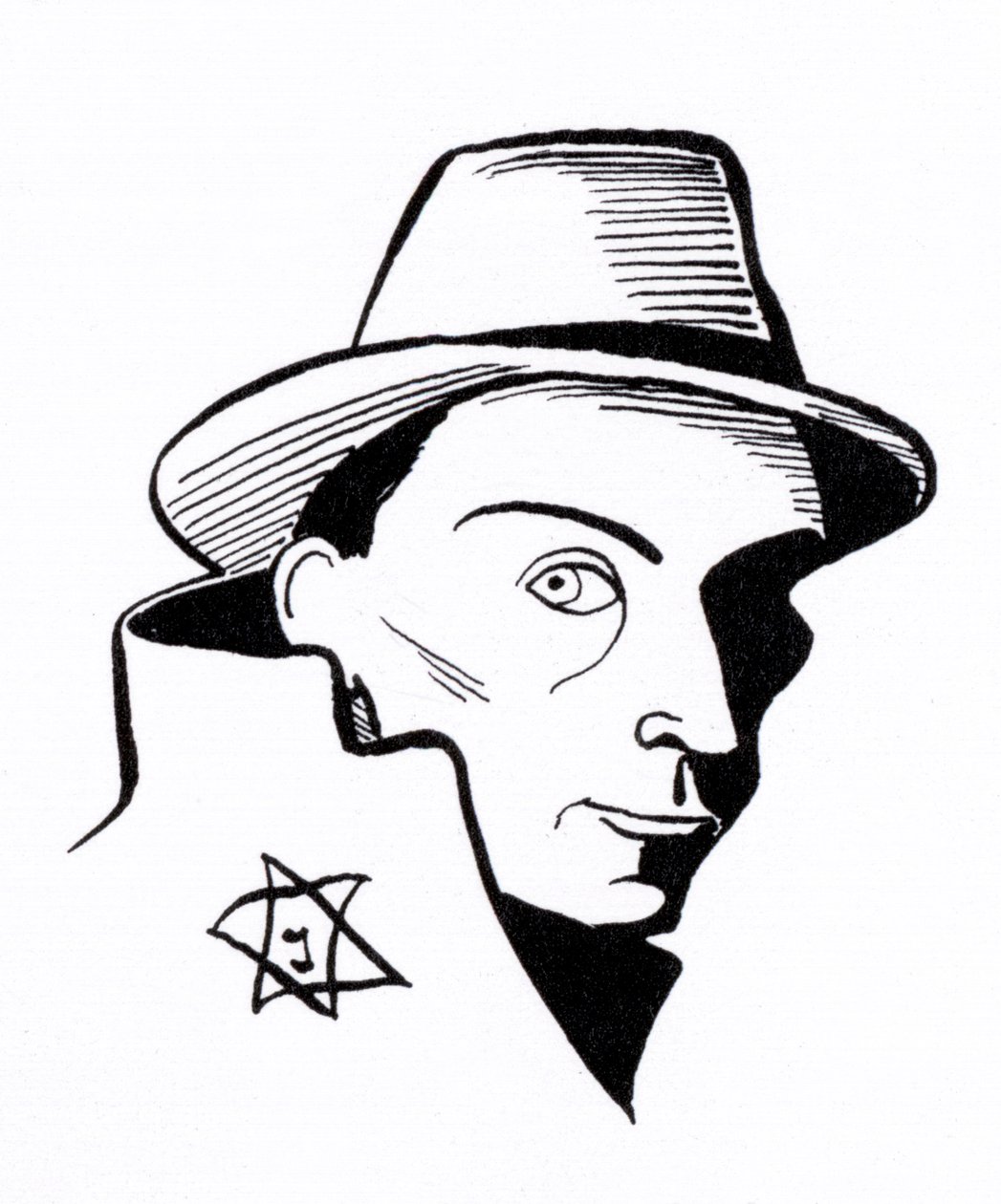 Felix Nussbaum, caricatura da John Minnion