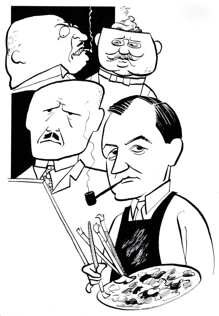 George Grosz, caricatura da John Minnion